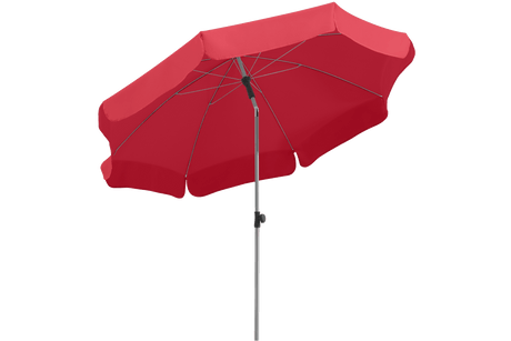 Locarno solid color parasol with tilt Ø200 cm