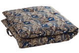 Patterned blue mattress 60 x 100 cm