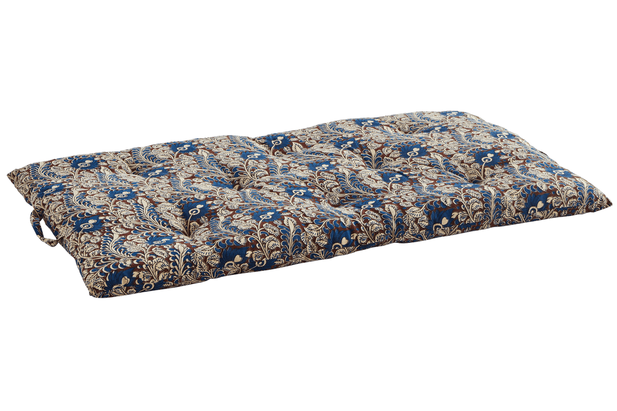 Patterned blue mattress 60 x 100 cm