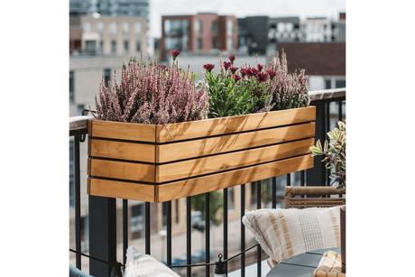 Maja teak balcony flower box 40 / 60 / 80 cm