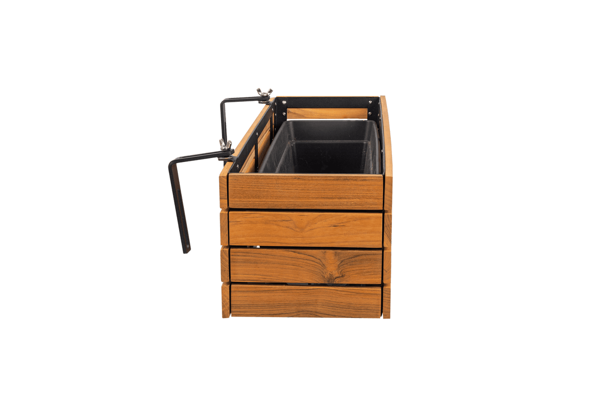 Maja teak balcony flower box 40 / 60 / 80 cm