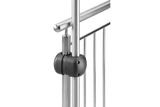 Maxi parasol bracket for round railings