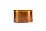 Ovalina copper plant box for wall grid 30 x 17 cm
