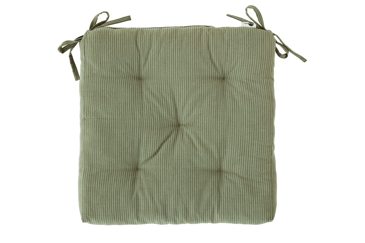 Pinstripe seat cushion 45 x 45 cm
