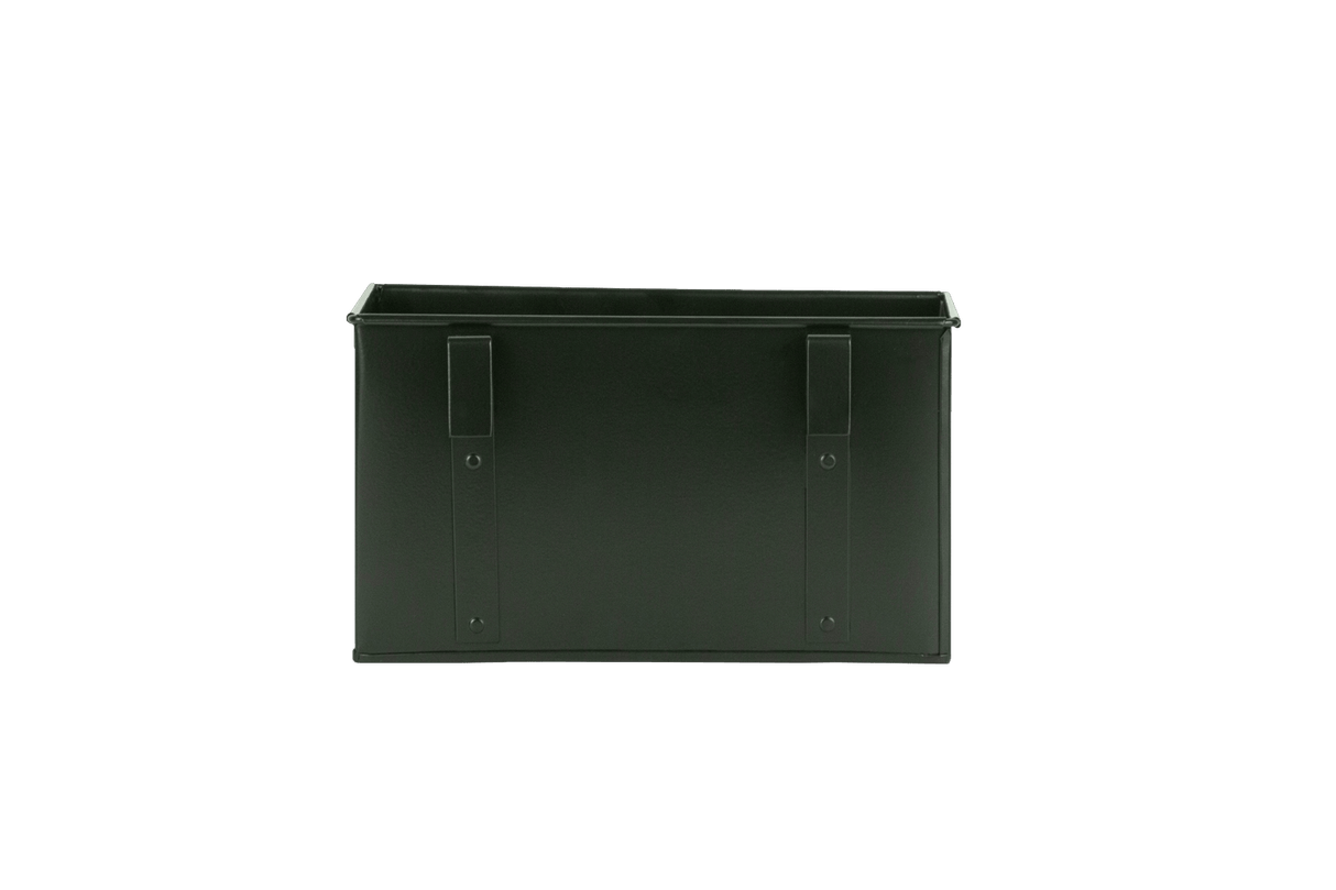 Rebekka green plant box for wall grid 30 x 19 cm