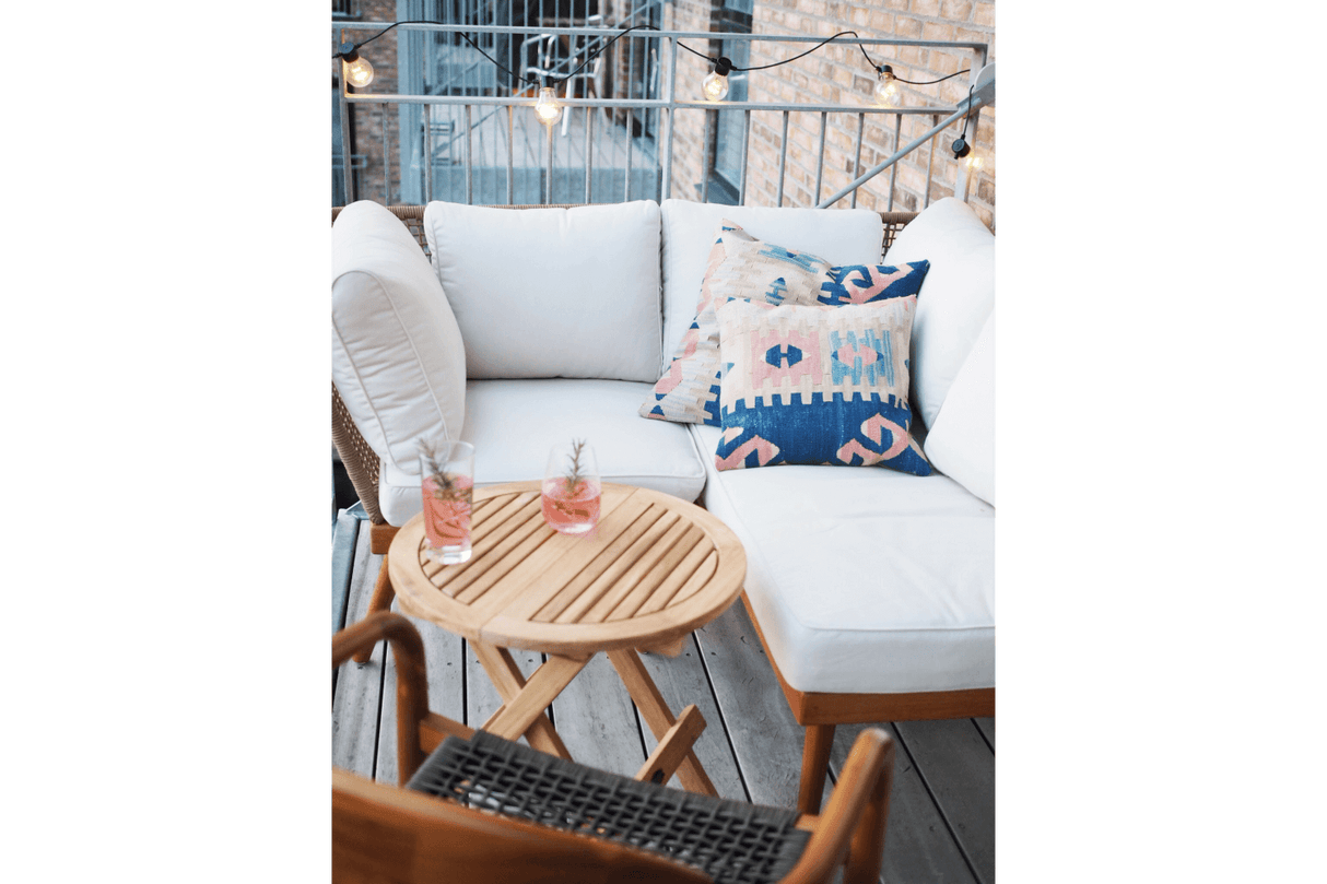 Regatta rope lounge sofa - left