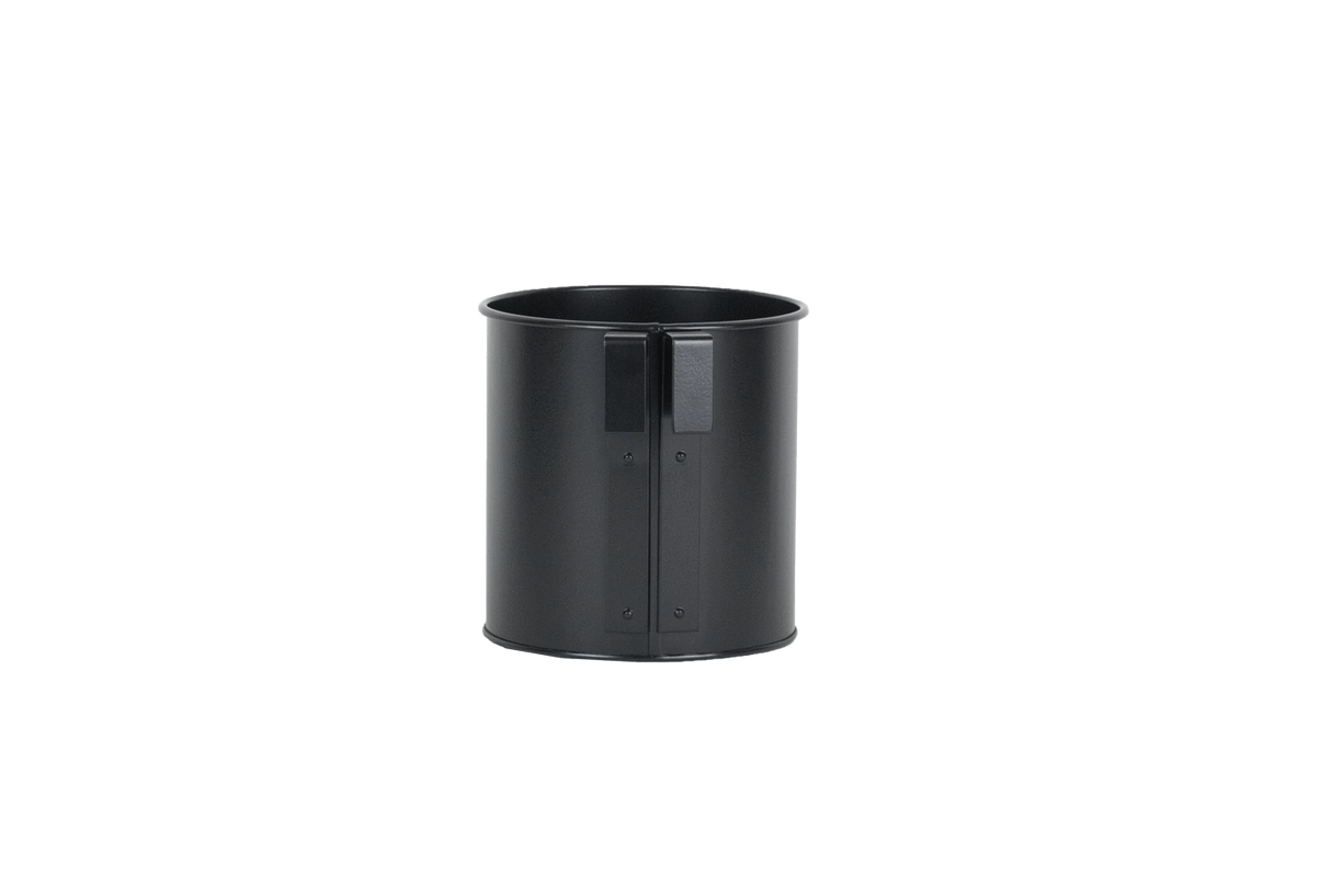 Rut black plant box for wall grid Ø14 / Ø17 cm