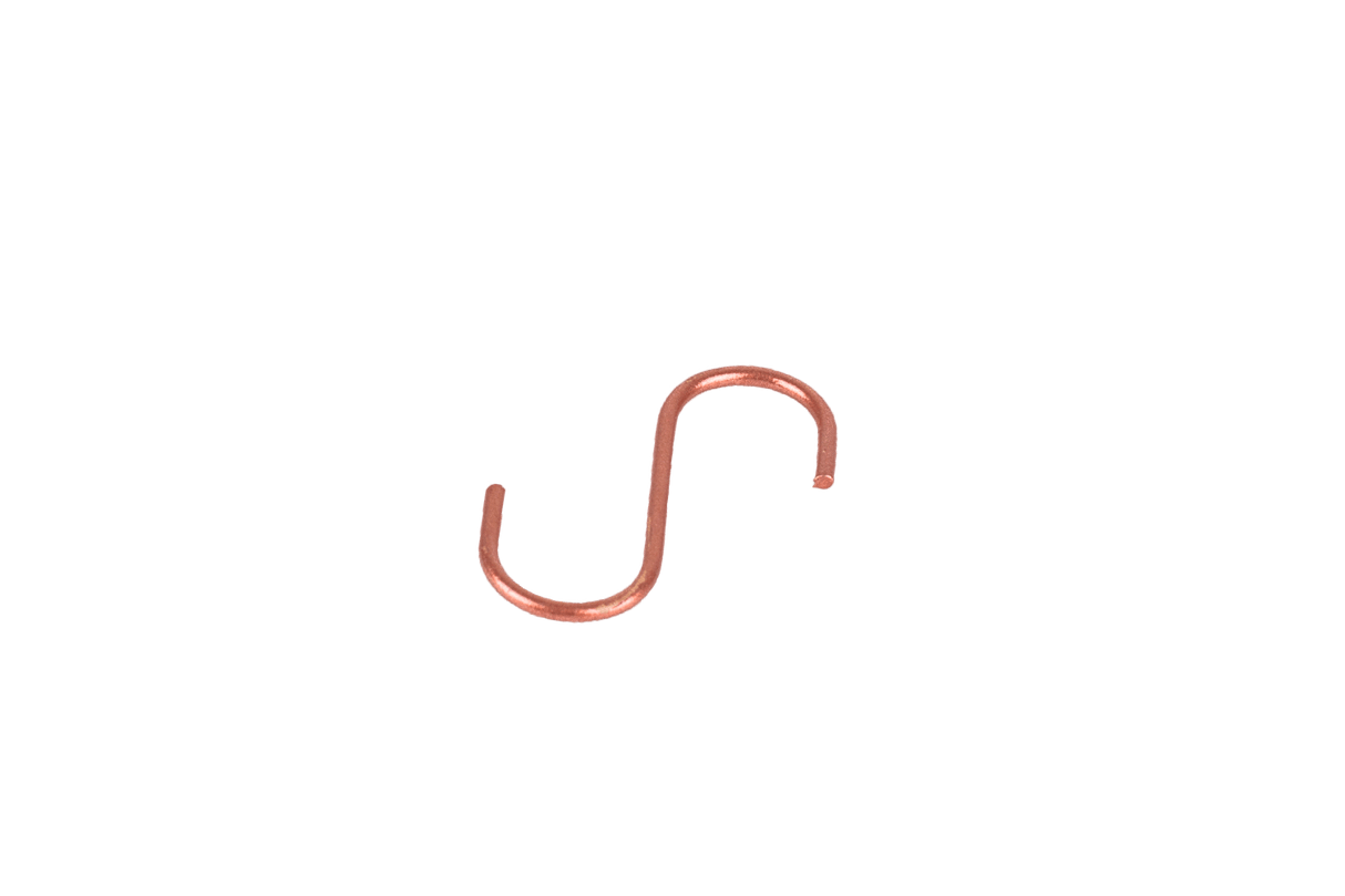 S copper hook for grid