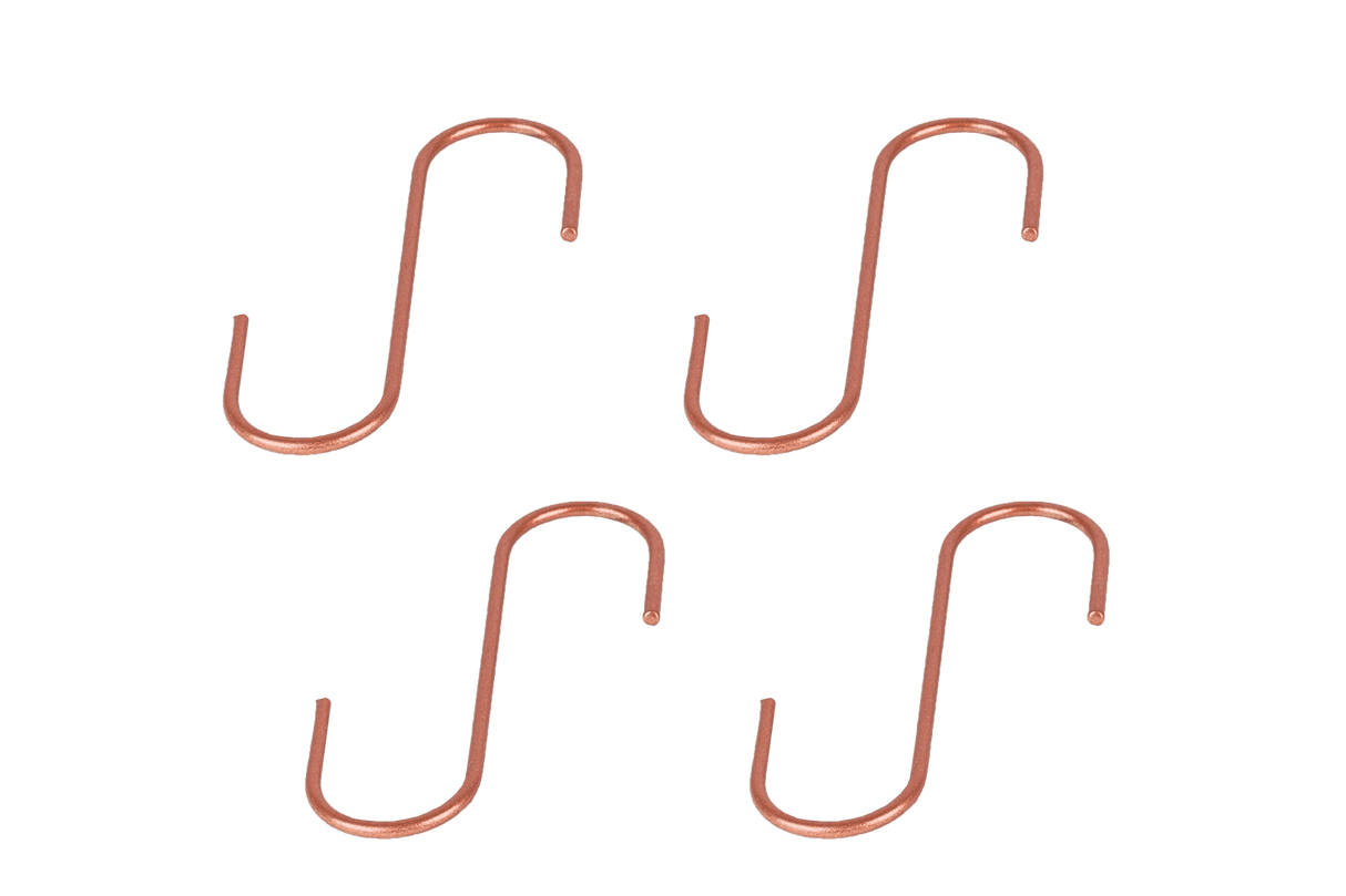 S copper hook for grid