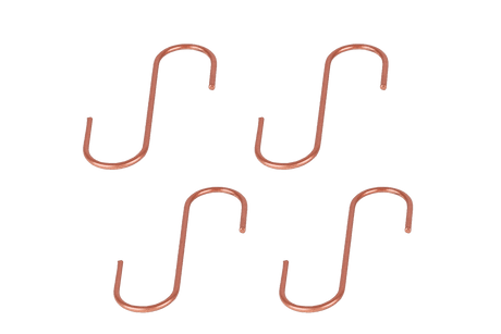 S copper hook for grid