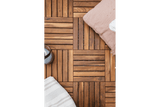 Sandra teak floor tiles