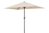 Bilbao solid color parasol with hoist and tilt 210 x 130 cm