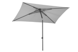 Sevilla solid color parasol with adjustable height 240 x 140 cm