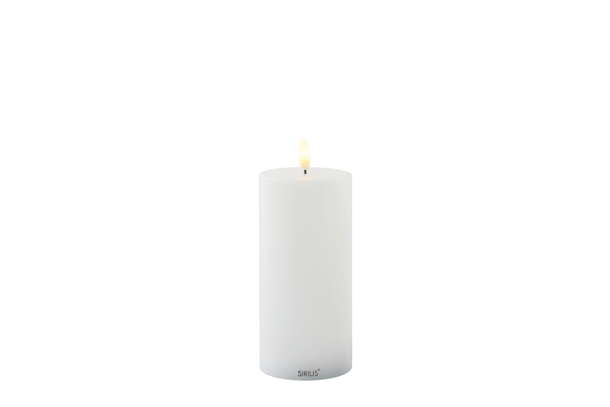 Sille rechargeable LED candle Ø7.5 cm
