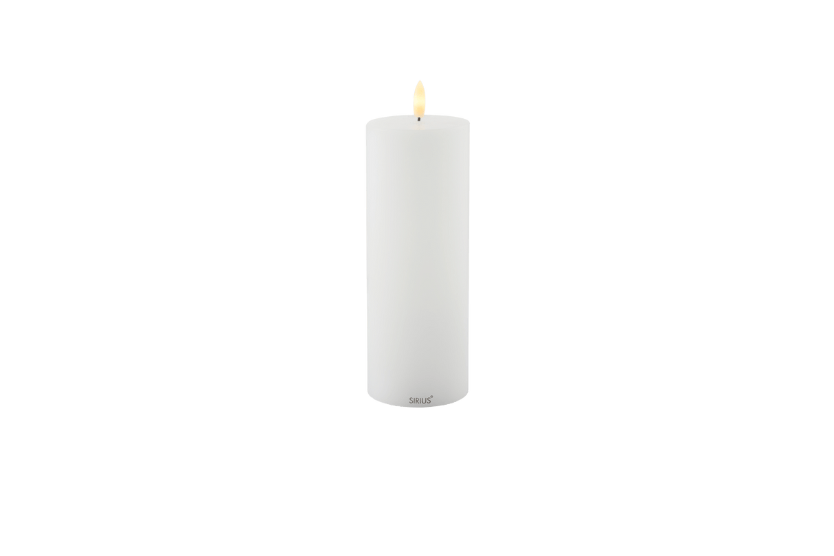 Sille rechargeable LED candle Ø7.5 cm