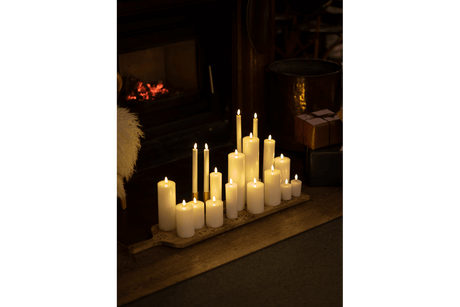 Sille rechargeable LED candle Ø7.5 cm