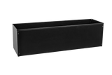 Sofie black balcony flower box without bracket 60 / 80 cm