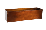 Sofie copper balcony flower boxes 60 / 80 cm