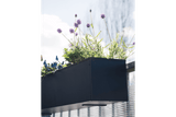 Sofie black balcony flower box 60 / 80 cm
