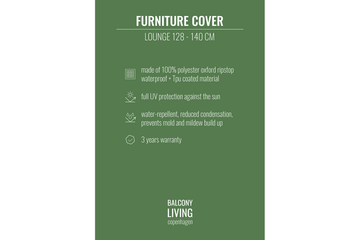 Solid furniture cover 142 x 75 x 75 cm