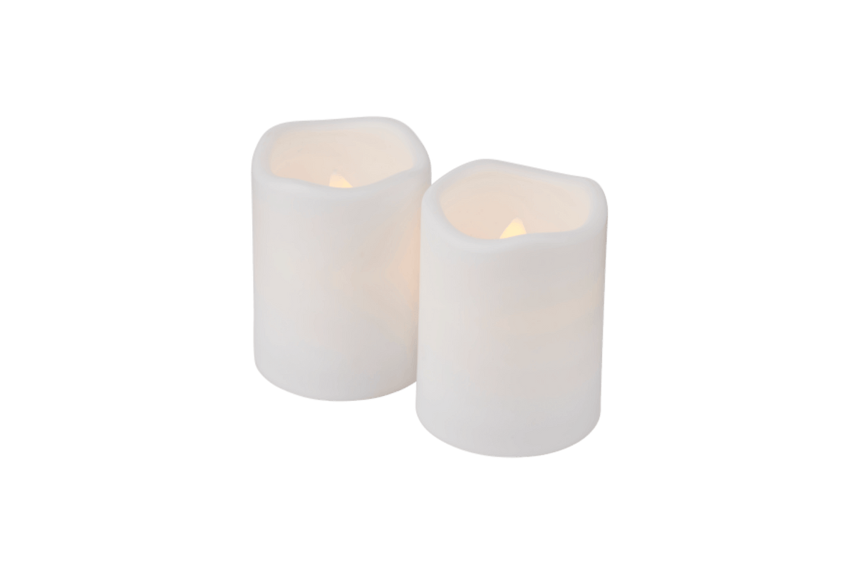 Storm LED candle set Ø5 cm
