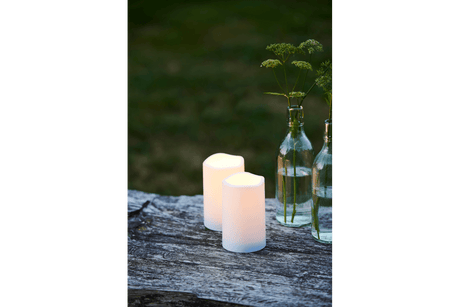 Storm LED candle set Ø5 cm