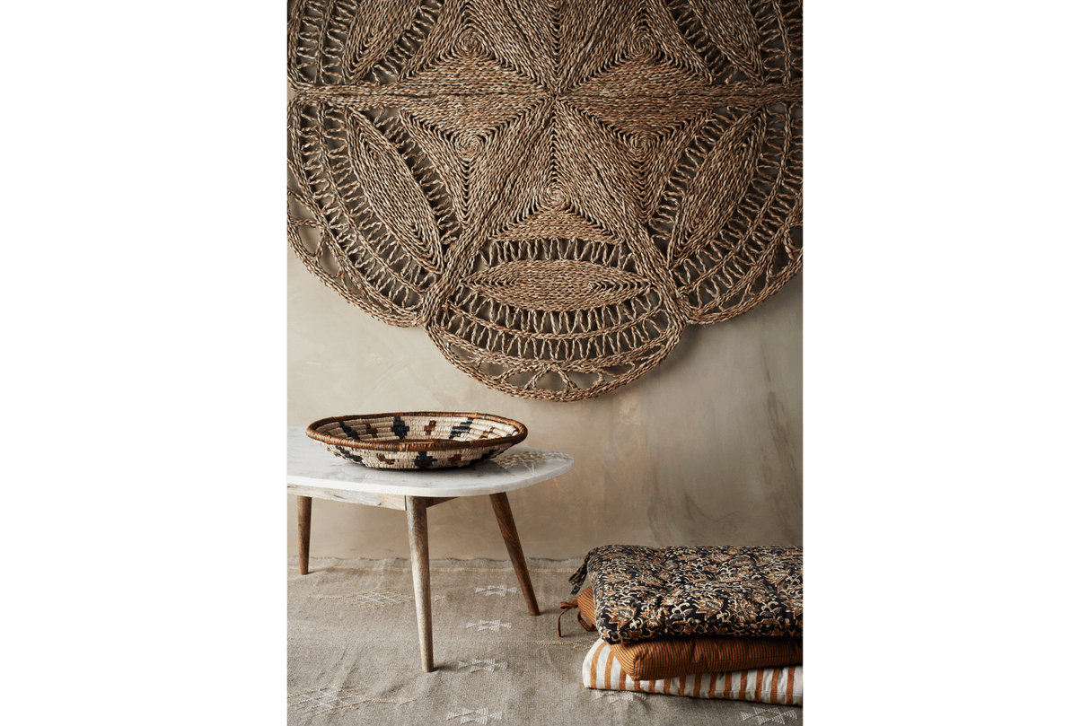 Honey stripe seat cushion 45 x 45 cm