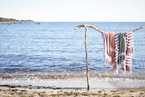 Striped beach towel