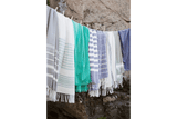 Striped beach towel