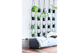 Vertical hanging flowerpots for wall and ceiling
